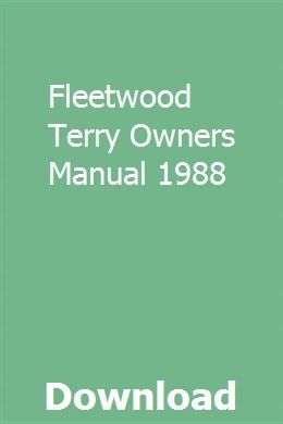 Terry 27x owner manual pdf